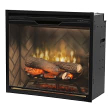 Revillusion 5118 BTU 24 Inch Wide Built-In Vent Free Electric Fireplace with Remote Control