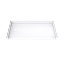 DreamStone 30" x 60" Shower Base with Single Threshold and Left Drain