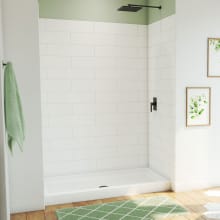 DreamStone 84" High x 60" Wide Alcove Shower Module with Shower Wall and Base