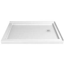 SlimLine 34" x 48" Shower Base with 2 Thresholds and 3-1/4" Right-hand Drain