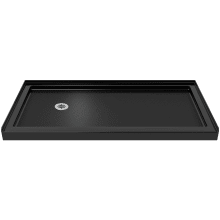 SlimLine 30" x 60" Shower Base with Single Threshold and Left-Side Drain