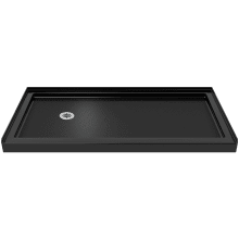 SlimLine 32" x 60" Shower Base with Single Threshold and 3-1/4" Left-hand Drain