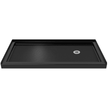 SlimLine 36" X 60" Shower Base with Single Threshold and Right-Side Drain