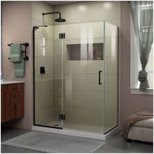 Unidoor-X 72" High x 47-3/8" Wide x 30" Deep Left Hinged Frameless Left Hand Shower Enclosure with Clear Glass