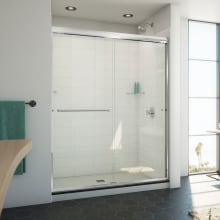 Alliance Pro ML 74-1/2" High x 60" Wide Sliding Semi Frameless Shower Door with Clear Glass