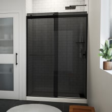 Sapphire-V 76" High x 54" Wide Bypass Semi Frameless Shower Door with Tinted Glass