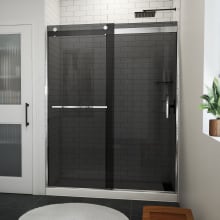Sapphire-V 76" High x 60" Wide Bypass Semi Frameless Shower Door with Tinted Glass