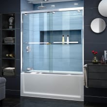 Encore 56-60" W x 58" H Semi-Frameless Bypass Sliding Tub Door