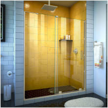 Mirage-Z 72" High x 54" Wide Sliding Frameless Shower Door with Clear Glass