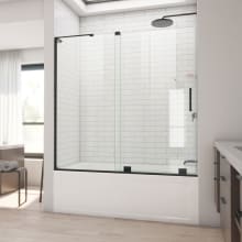 Mirage-X 58" High x 60" Wide Sliding Frameless Tub Door with Clear Glass