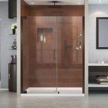 Elegance 72" High x 53" Wide Pivot Frameless Shower Door with Clear Glass