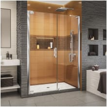 Elegance-LS 57 3/4 - 59 3/4" W x 72" H Frameless Pivot Shower Door