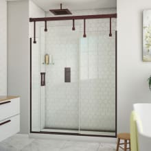 Avenue 56" - 60" W x 79" H Semi-Frameless Sliding Shower Door