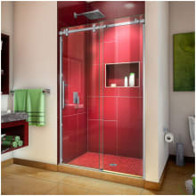 Enigma Sky 76" High X 48" Wide Sliding Frameless Shower Door with Clear Glass