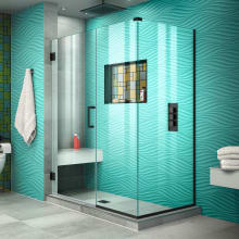 Unidoor Plus 51 1/2 in. W x 30 3/8 in. D x 72 in. H Hinged Shower Enclosure