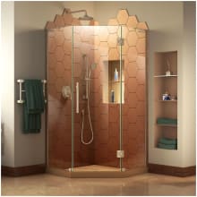 Prism Plus 40" x 40" x 72" Frameless Hinged Shower Enclosure