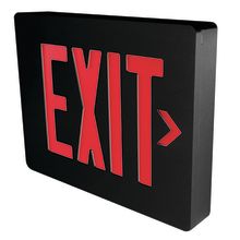 Hubbell Dual Light Emergency Exit Sign CVER1RNE 