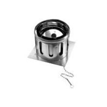 12" Inner Diameter - DuraChimney II Class A Chimney Pipe - Double Wall - 17" x 17" Anchor Plate with Damper