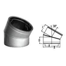18" Inner Diamater - DuraTech Class A Chimney Pipe - Double Wall - 30 degree elbow