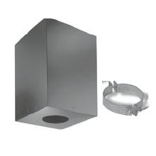 3" Inner Diameter - PelletVent Pro Type L Chimney Pipe - Double Wall - 14.25" Catherdral Ceiling Support Box