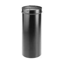 10" Inner Diameter - DuraBlack Stove Pipe - Single Wall - 3" to 12" Slip Connector