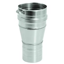 3" Inner Diameter - FasNSeal AL29-4C Special Gas Vent Pipe - Single Wall - 3" to 4" Tappered Increaser