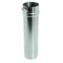 3" Inner Diameter - FasNSeal AL29-4C Special Gas Vent Pipe - Single Wall - 24" Pipe Length