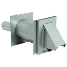 6" Inner Diameter - FasNSeal AL29-4C Special Gas Vent Pipe - Single Wall - 18" Wall Thimble with Termination Damper