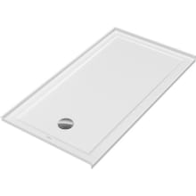 Architec 60" x 32" Shower Base with Single Threshold and 3-1/2" Left Drain