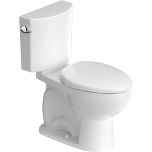 No. 1 PRO 1.28 GPF Two Piece Elongated Chair Height Toilet with Left Hand Lever - Less Seat