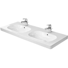 D-Code 48" Ceramic Vanity Top with 1 Faucet Hole