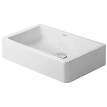 Vero 23-5/8" Rectangular Ceramic Drop In Bathroom Sink