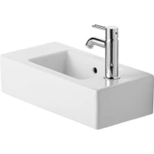Vero 20" Ceramic Vanity Top with 1 Faucet Hole on Right