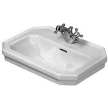 1930 Series 19-5/8" Specialty Ceramic Wall Mounted Bathroom Sink with Overflow and 1 Faucet Hole