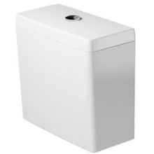 Starck 3 0.8/1.6 GPF Toilet Tank Only - Top Flush Button, Dual Flush