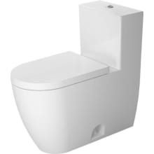 ME by Starck 0.92/1.32 GPF Dual Flush One Piece Elongated Chair Height Toilet with Top Flush Button - Less Seat