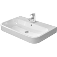 Happy D.2 26" Ceramic Vanity Top with 3 Faucet Holes