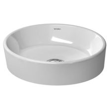 Starck 2 Ceramic 17-1/8" Vessel Bathroom Sink with Single Faucet Hole