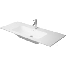 ME by Starck 49" Ceramic Vanity Top with 0 Faucet Holes