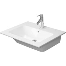 ME by Starck 25" Ceramic Vanity Top with 1 Faucet Hole