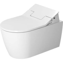 ME by Starck 0.8/1.6 GPF Dual Flush Wall Mounted One Piece Elongated Toilet with Wall Hand Lever - Less Seat