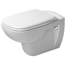 D-Code 0.8/1.6 GPF Dual Flush Wall Mounted One Piece Elongated Toilet with Wall Hand Lever - Less Seat