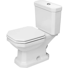 1930 Series 1.28 GPF Two Piece Elongated Toilet with Push Button Flush- Less Seat