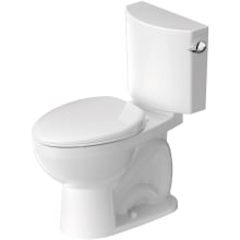 No. 1 PRO 1.28 GPF Two Piece Elongated Chair Height Toilet with Right Hand Lever - Less Seat