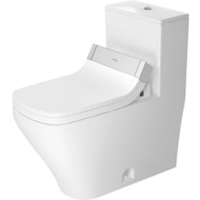 DuraStyle 0.92 / 1.32 GPF Dual Flush One Piece Elongated Toilet with Push Button Flush - Bidet Seat Included