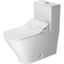 DuraStyle 0.92 / 1.32 GPF Dual Flush One Piece Elongated Toilet with Push Button Flush - Bidet Seat Included