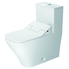DuraStyle 0.92 / 1.32 GPF Dual Flush One Piece Elongated Toilet with Push Button Flush - Bidet Seat Included