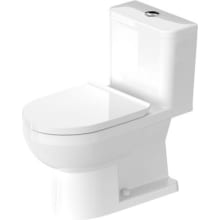 No. 1 0.92 / 1.32 GPF Dual Flush One Piece Elongated Chair Height Toilet with Push Button Flush - Seat Included
