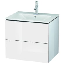 L-Cube 24" Single Wall Mounted Wood Vanity Cabinet Only - Less Vanity Top