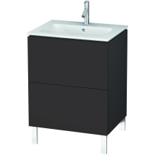 L-Cube 24" Single Free Standing Wood Vanity Cabinet Only - Less Vanity Top